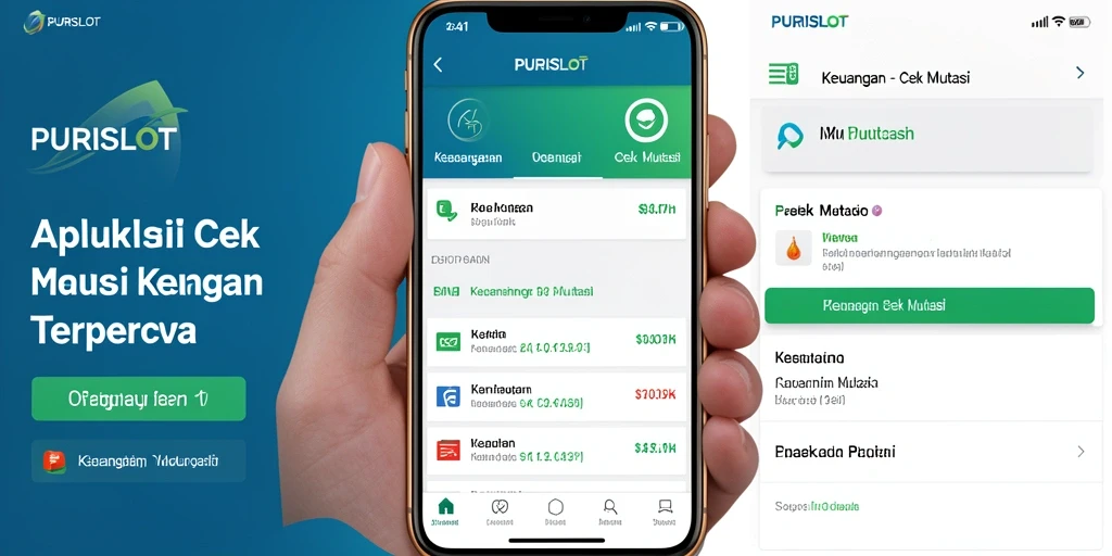Antarmuka aplikasi PURISLOT yang sederhana dan efisien untuk Cek Mutasi.